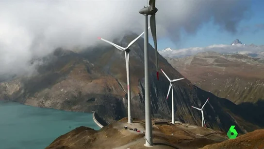 Imagen de un parque eólico Imagen de un parque eólico
