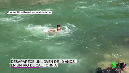 Desaparece un joven de 19 años en un río de California Desaparece un joven de 19 años en un río de California