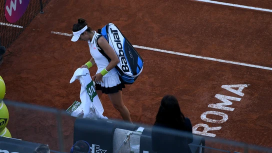 Muguruza se retira de Roma Muguruza se retira de Roma