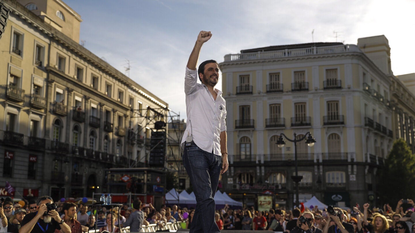 El l&iacute;der de Izquierda Unida, Alberto Garz&oacute;n