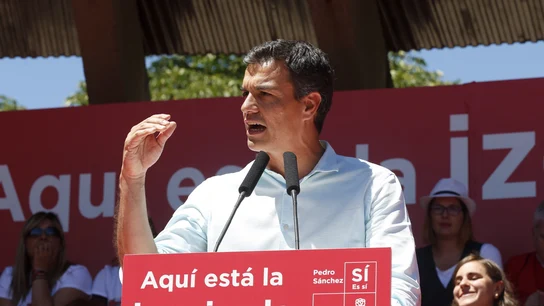 El exsecretario general del PSOE y candidato a las primarias del partido, Pedro Sánchez El exsecretario general del PSOE y candidato a las primarias del partido, Pedro Sánchez