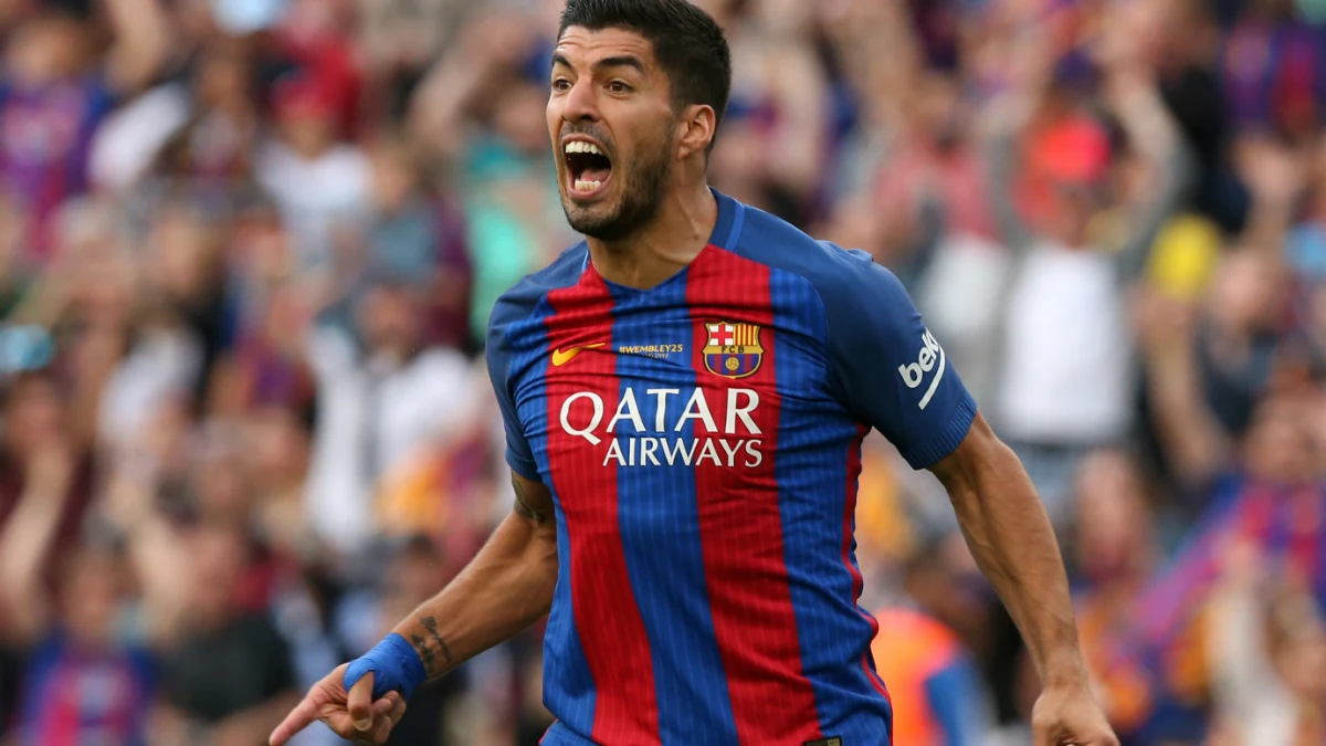 Luis Suárez, enfadado