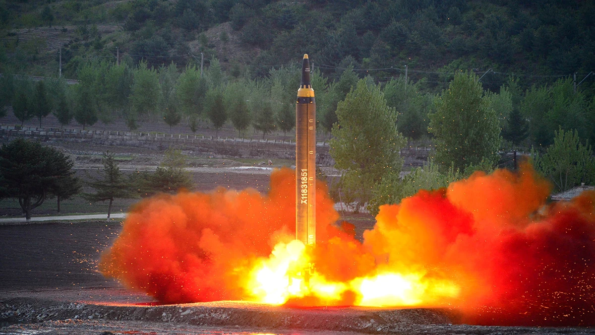 Lanzamiento de un misil por parte de Corea del Norte (Archivo)