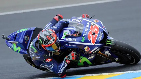 Maverick Viñales en el circuito de Le Mans Maverick Viñales en el circuito de Le Mans
