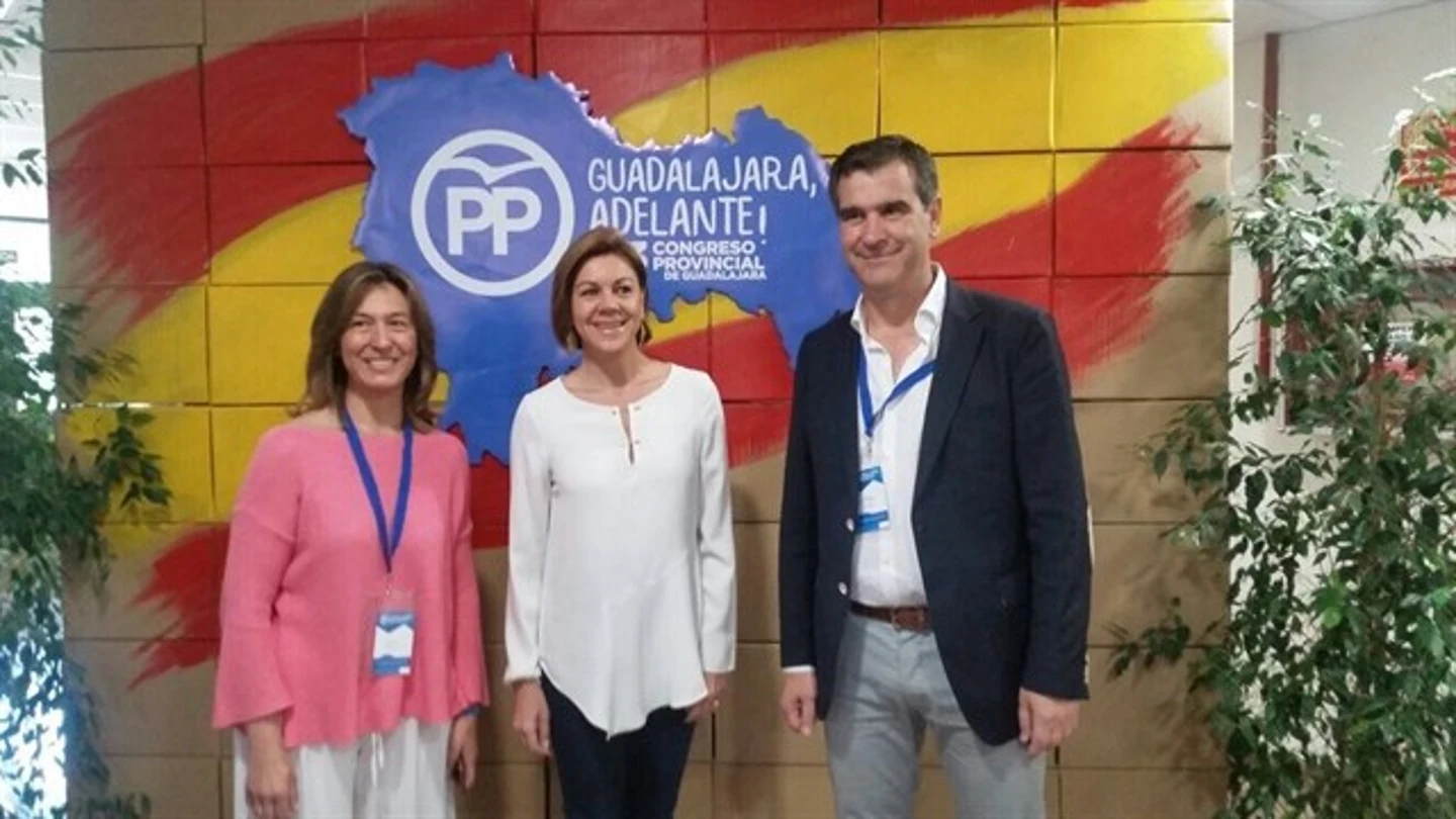 Cospedal en el congreso del PP en Guadalajara Cospedal en el congreso del PP en Guadalajara
