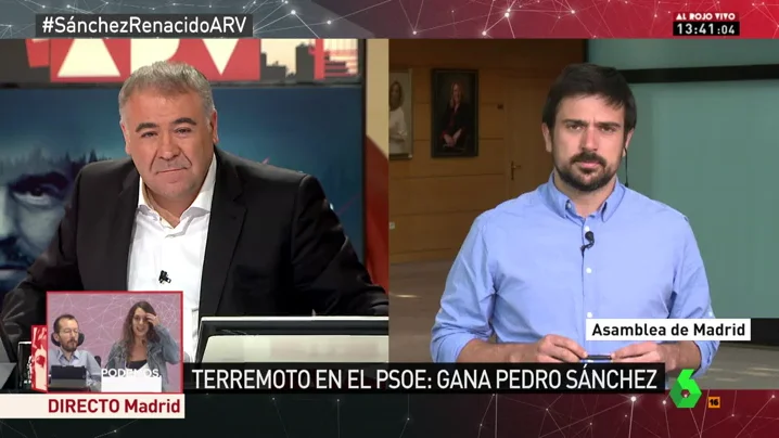 Ramón Espinar en Al Rojo Vivo