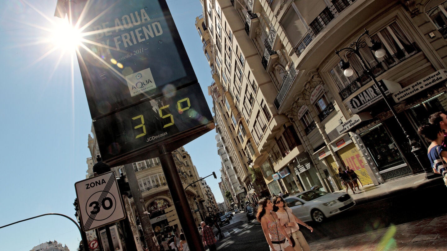El calor llega los 35 grados.