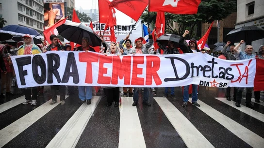 Manifestación en Brasil contra Michel Temer Manifestación en Brasil contra Michel Temer