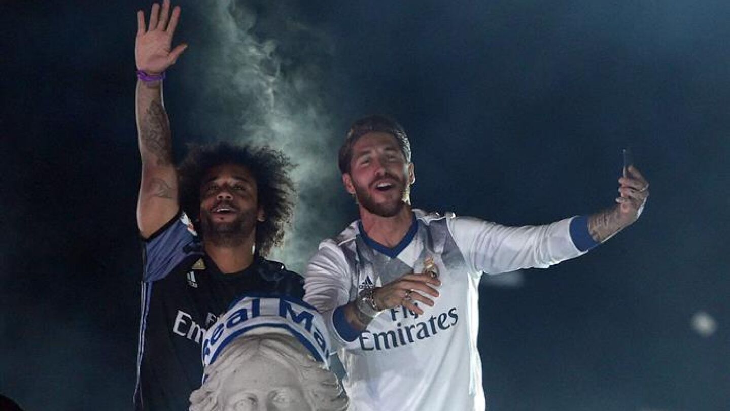 Marcelo y Ramos, desatados en Cibeles