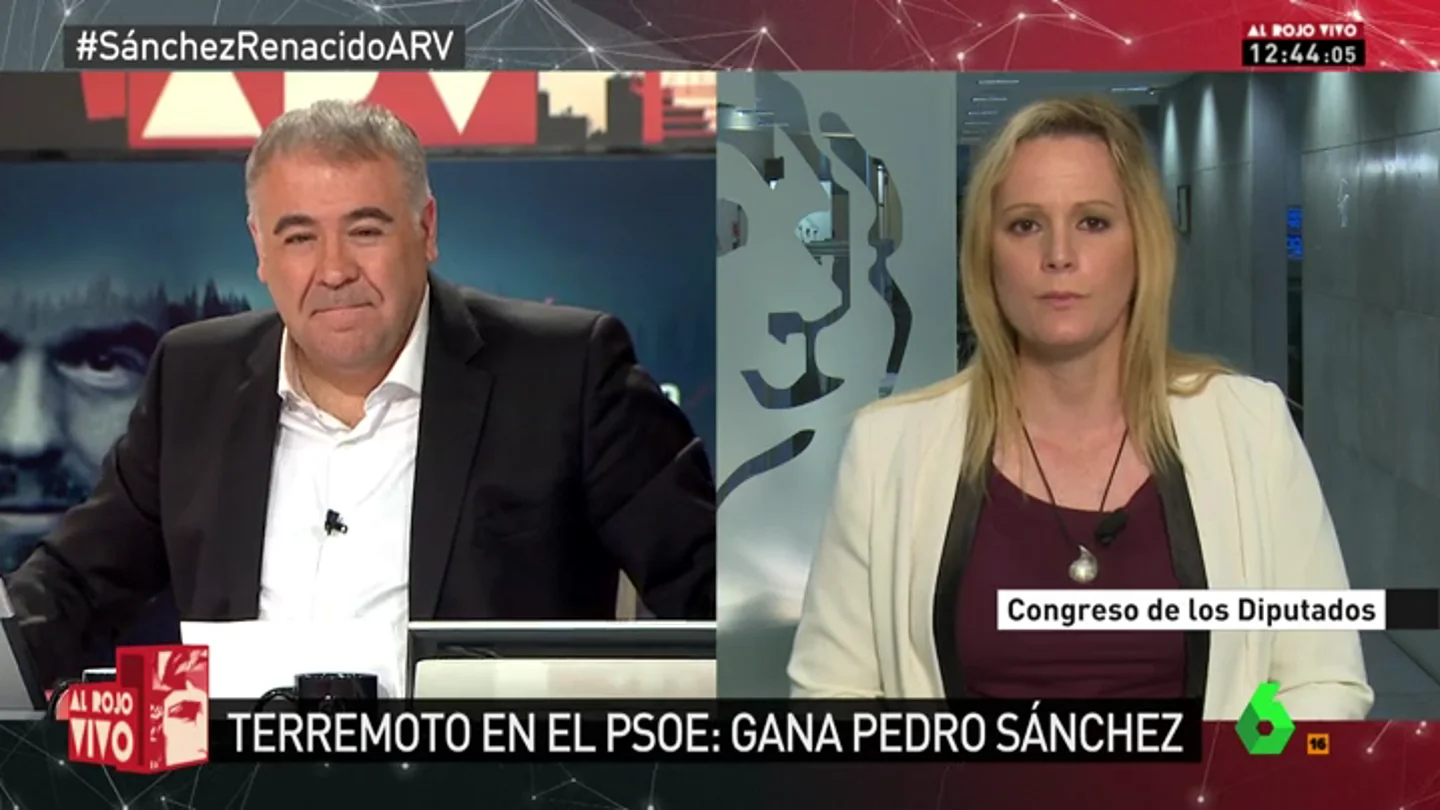 Zaida Cantera en Al Rojo Vivo Zaida Cantera en Al Rojo Vivo