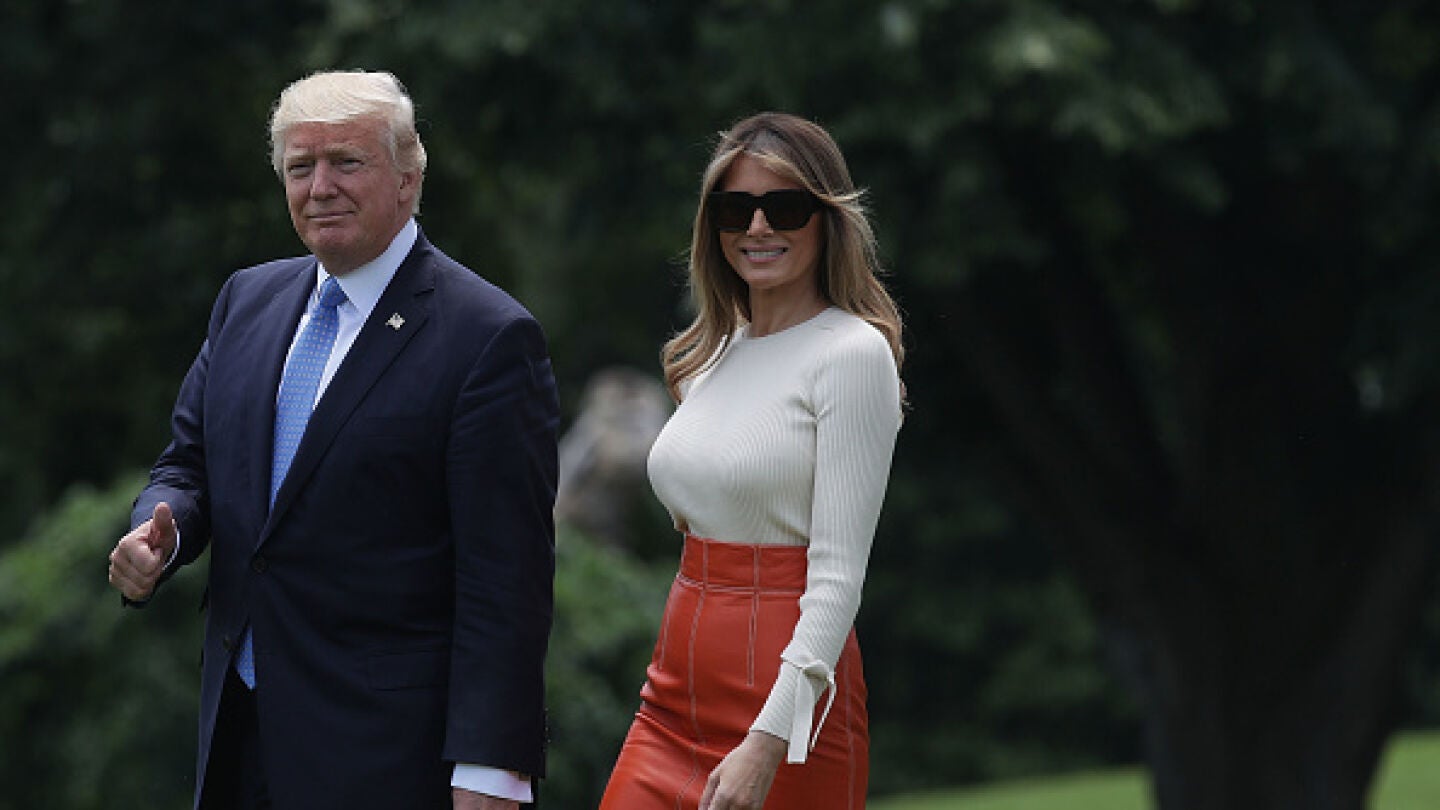 Donald Trump y Melania Trump