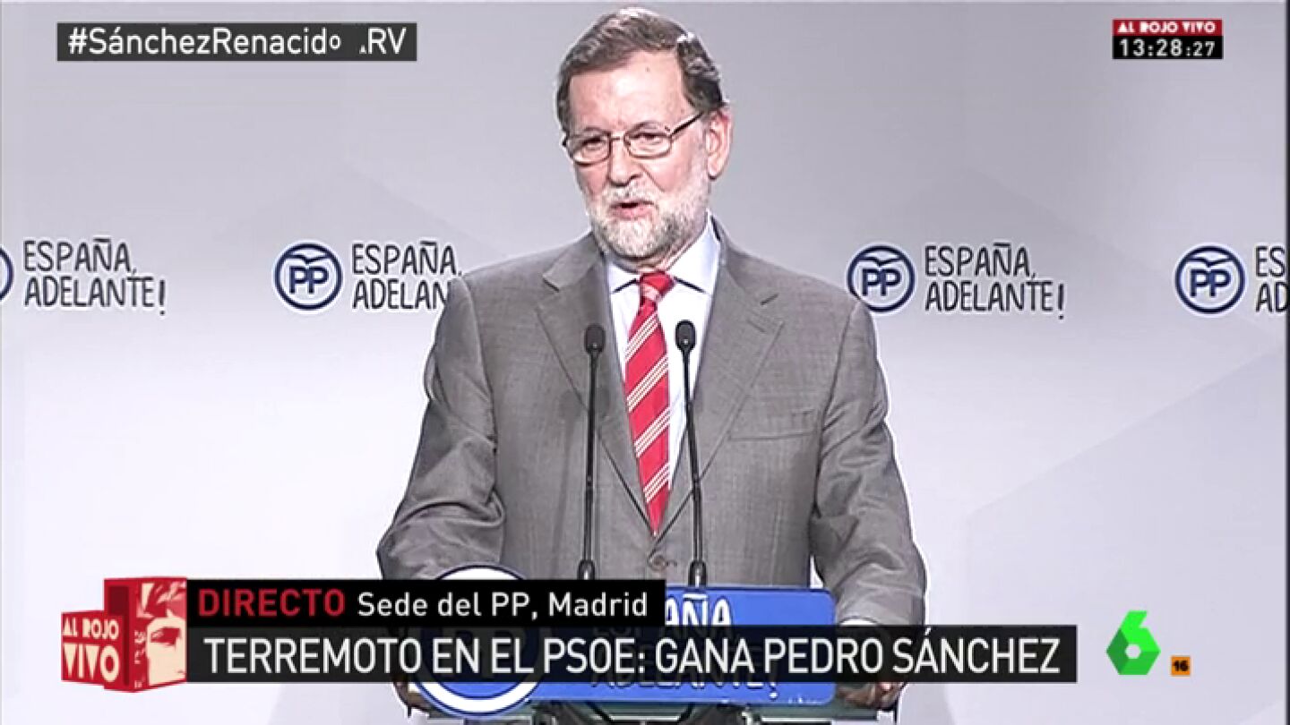 Mariano Rajoy ante los medios