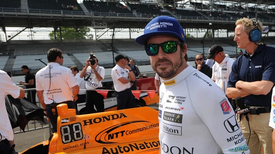 Fernando Alonso, en Indianápolis Fernando Alonso, en Indianápolis