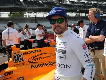 Fernando Alonso, en Indianápolis Fernando Alonso, en Indianápolis