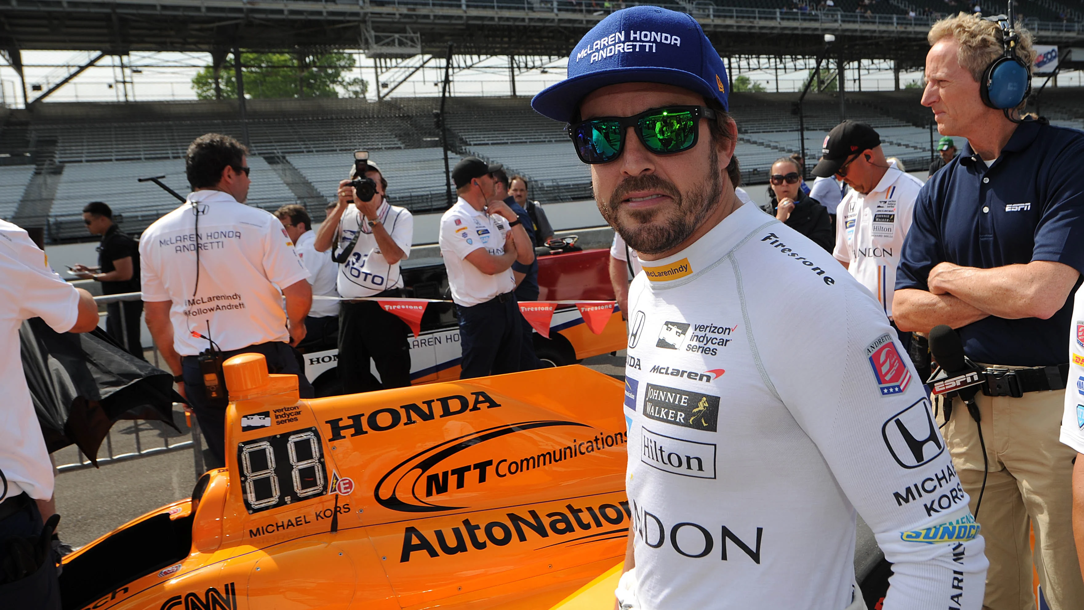 Fernando Alonso, en Indianápolis