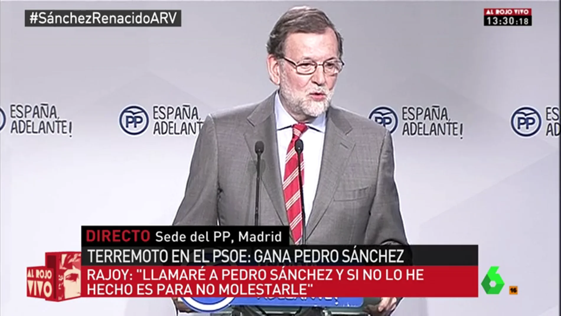 Mariano Rajoy ante los medios