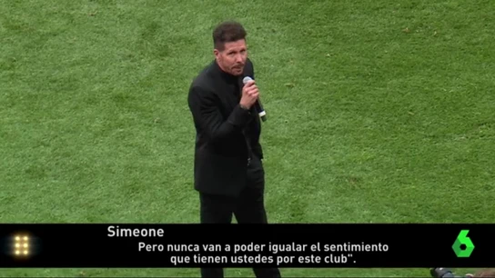 Diego Simeone, entrenador del Atlético de Madrid Diego Simeone, entrenador del Atlético de Madrid