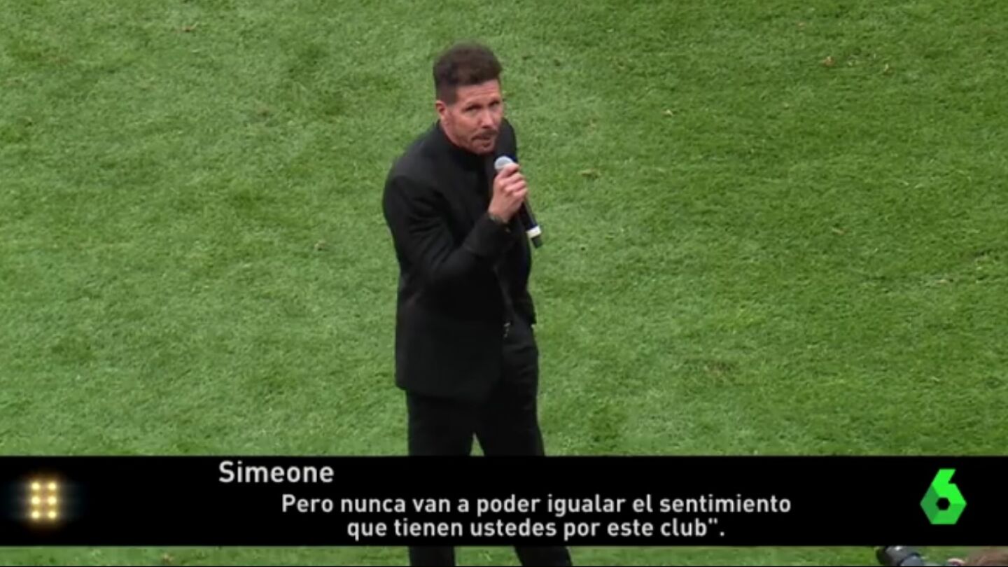 Diego Simeone, entrenador del Atl&eacute;tico de Madrid