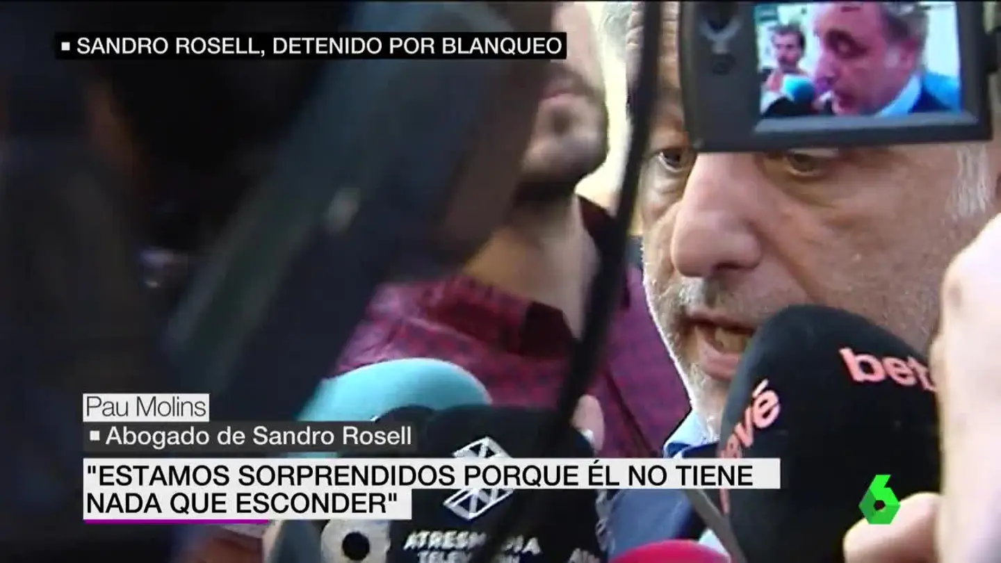 Pau Molins, abogado de Sandro Rosell Pau Molins, abogado de Sandro Rosell