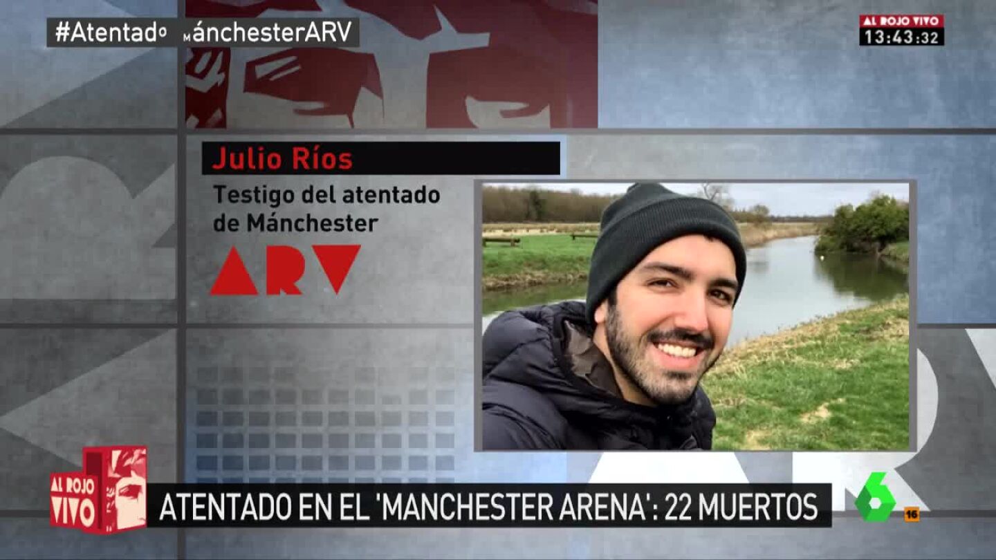 Julio R&iacute;os, testigo del ataque de Manchester