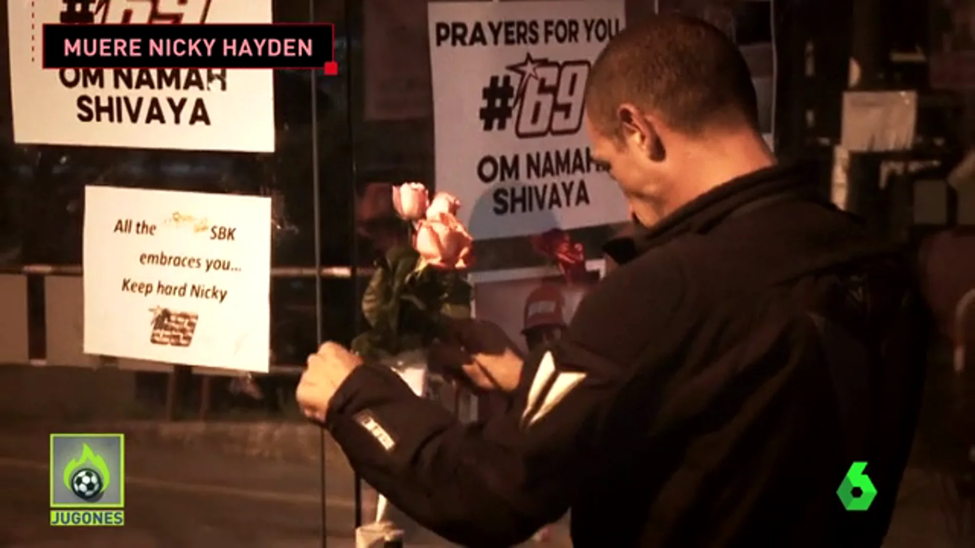 Frame 26.904976 de: El mundo del motor llora la muerte de Nicky Hayden