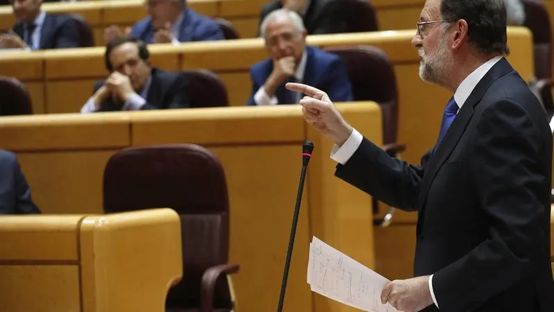 Mariano Rajoy en el Senado