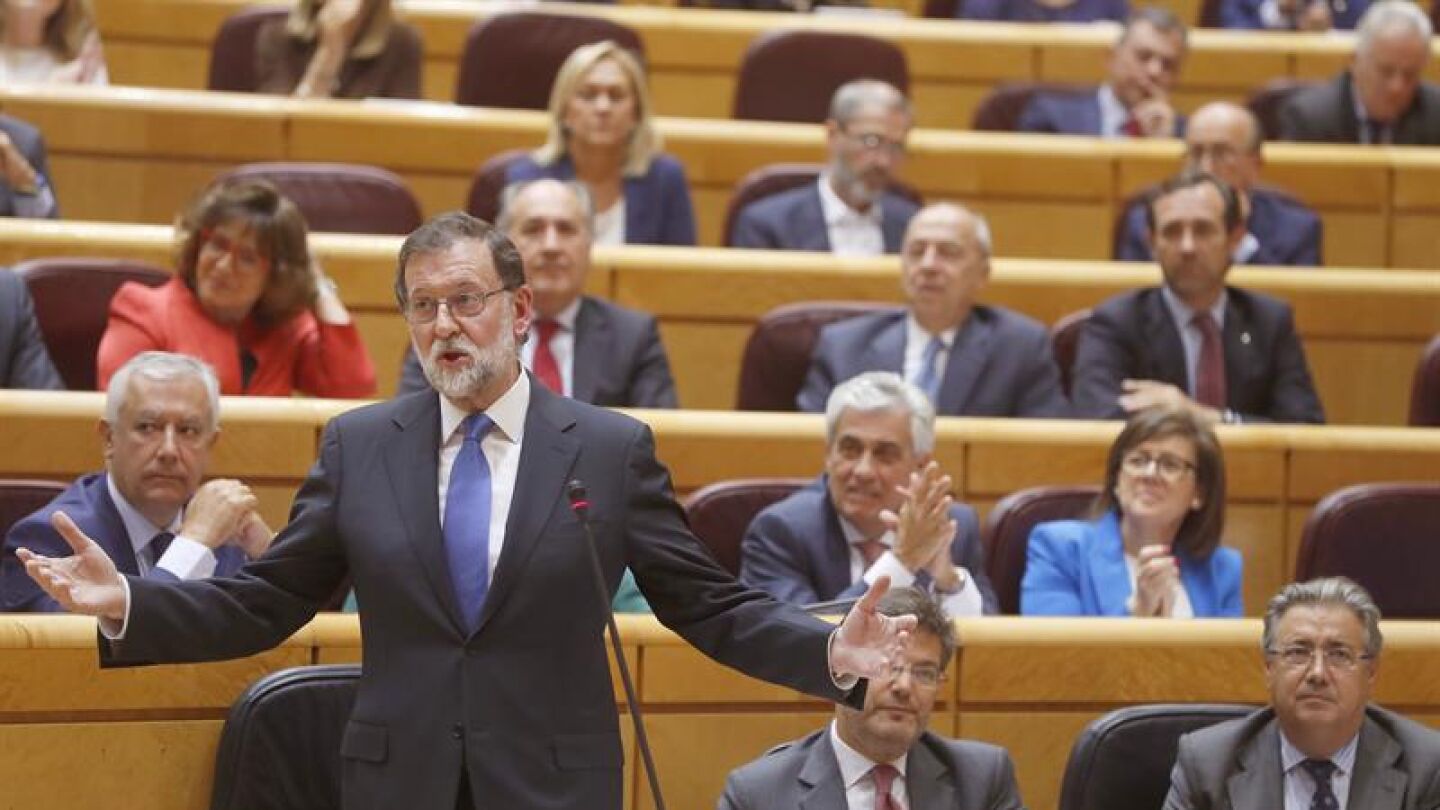Mariano Rajoy en el Senado