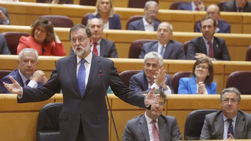 Mariano Rajoy en el Senado Mariano Rajoy en el Senado