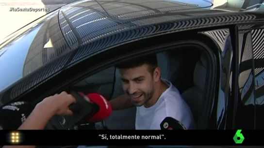 Gerard Piqué, a su llegada al aeropuerto de Barcelona Gerard Piqué, a su llegada al aeropuerto de Barcelona