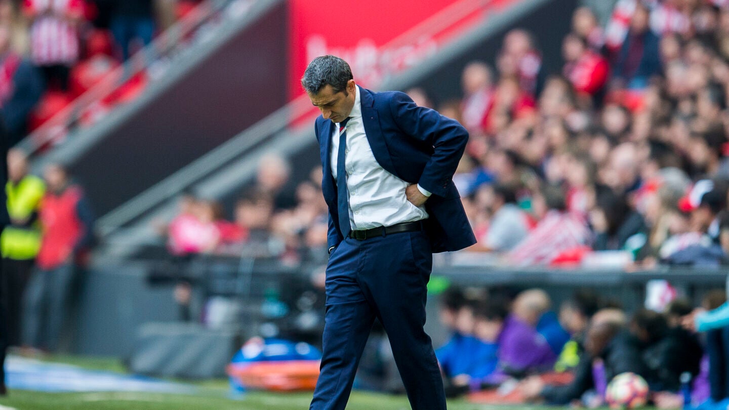 Valverde, en un partido del Athletic