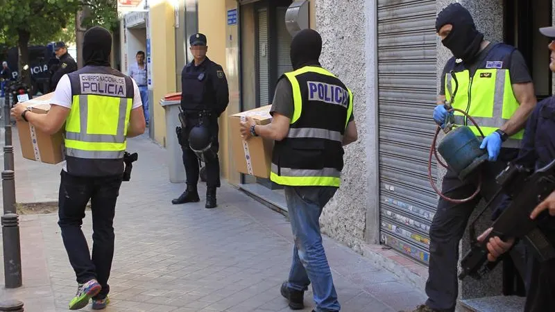 La Policía en una operación antiyihadista