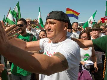 Andrés Bódalo, a su salida de prisión Andrés Bódalo, a su salida de prisión