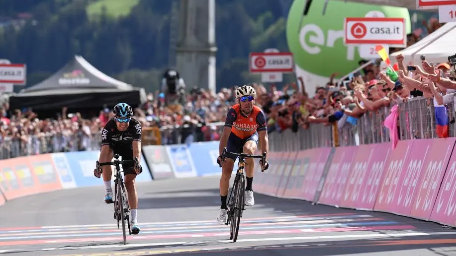 Nibali y Landa llegan a la meta del Giro de Italia