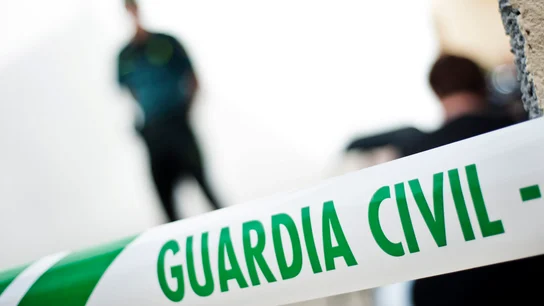 Un precinto de la Guardia Civil Un precinto de la Guardia Civil