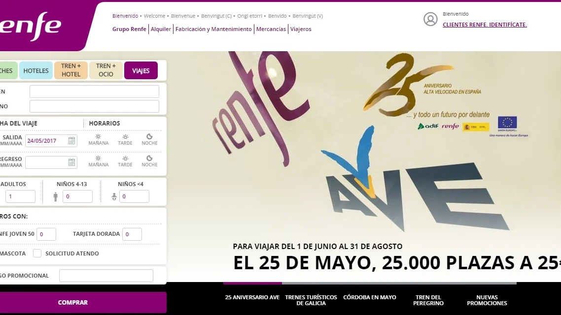 Web de Renfe