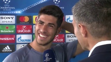 Frame 148.099012 de: Marco Asensio: "Intento dar el máximo para conseguir títulos y dedicárselos a mi madre y a mi familia "