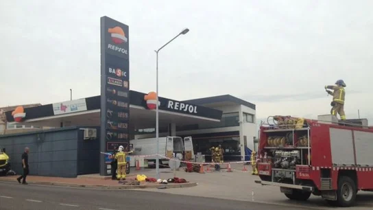 Estación de servicio donde se ha producido el accidente Estación de servicio donde se ha producido el accidente