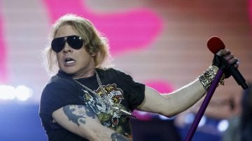 El cantante del grupo Guns N' Roses, Axl Rose