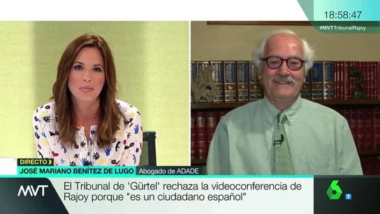 Frame 16.141051 de: Benítez de Lugo, sobre la declaración de Rajoy: "El 'no me consta', 'no lo conozco' o 'no lo recuerdo' son las frases preferidas del PP" Frame 16.141051 de: Benítez de Lugo, sobre la declaración de Rajoy: "El 'no me consta', 'no lo conozco' o 'no lo recuerdo' son las frases preferidas del PP"
