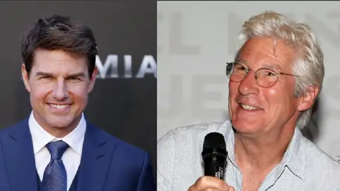 Tom Cruise y Richard Gere Tom Cruise y Richard Gere