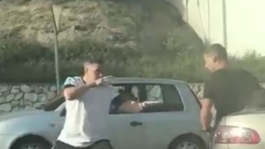 Pelea entre dos conductores en Mijas