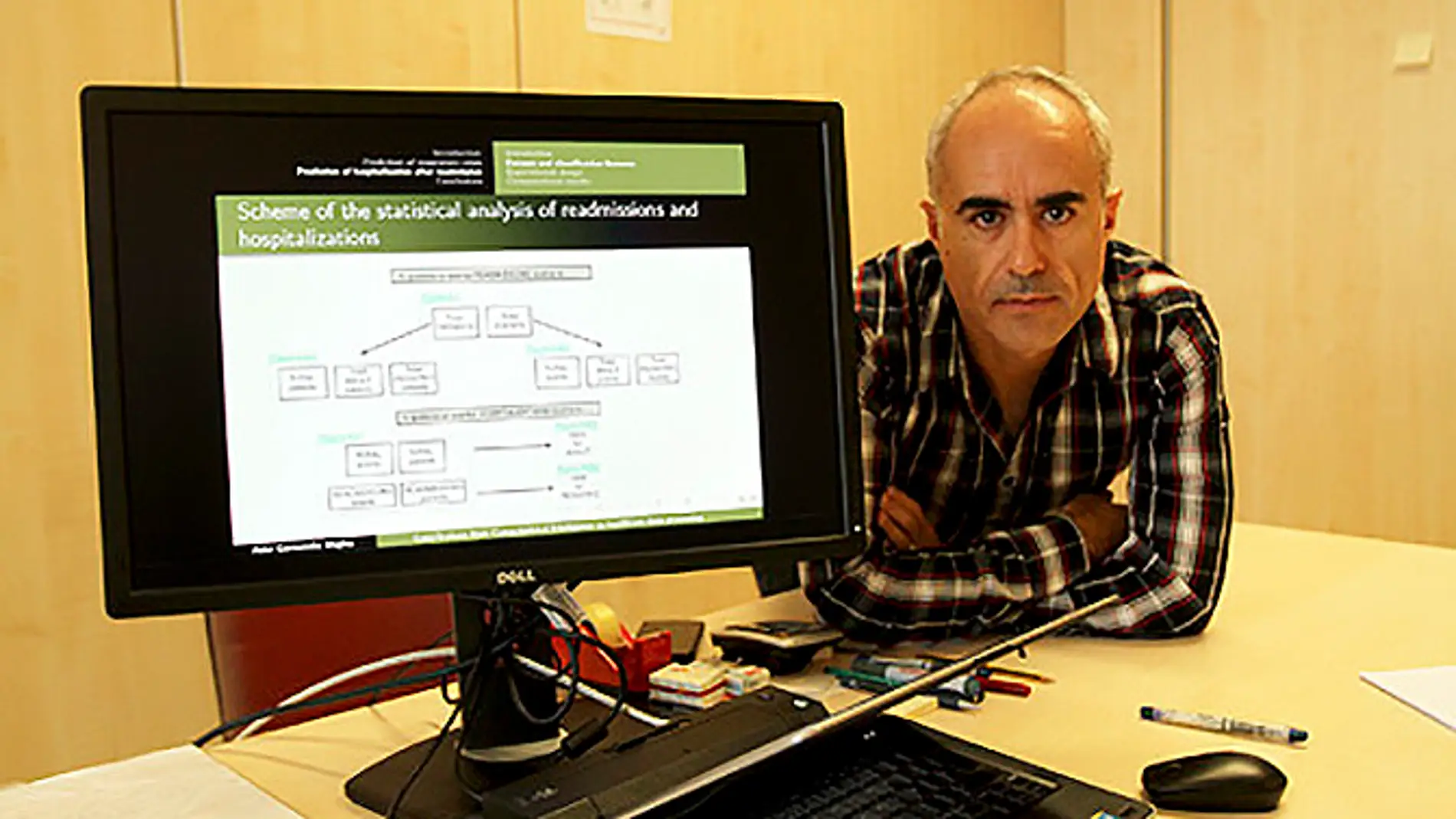 Asier Garmendia, investigador del GIC (Grupo de Inteligencia Computacional) de la UPV/EHU.