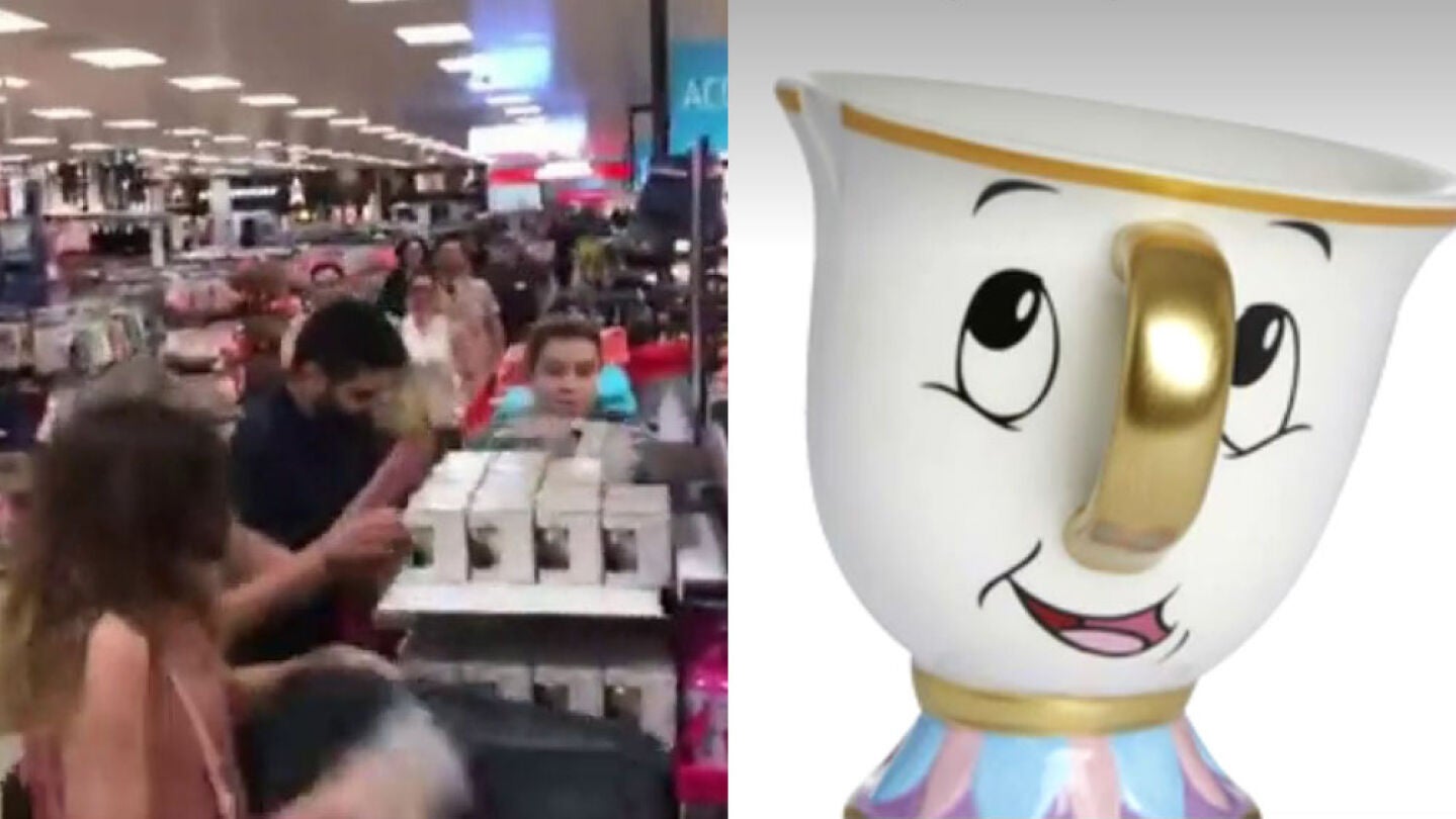 Furor por la taza Chip de La Bella y la Bestia