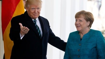 Trump y Merkel