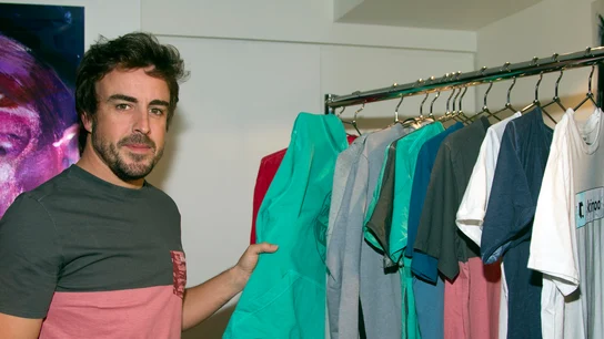 Fernando Alonso, en un evento en Nueva York Fernando Alonso, en un evento en Nueva York