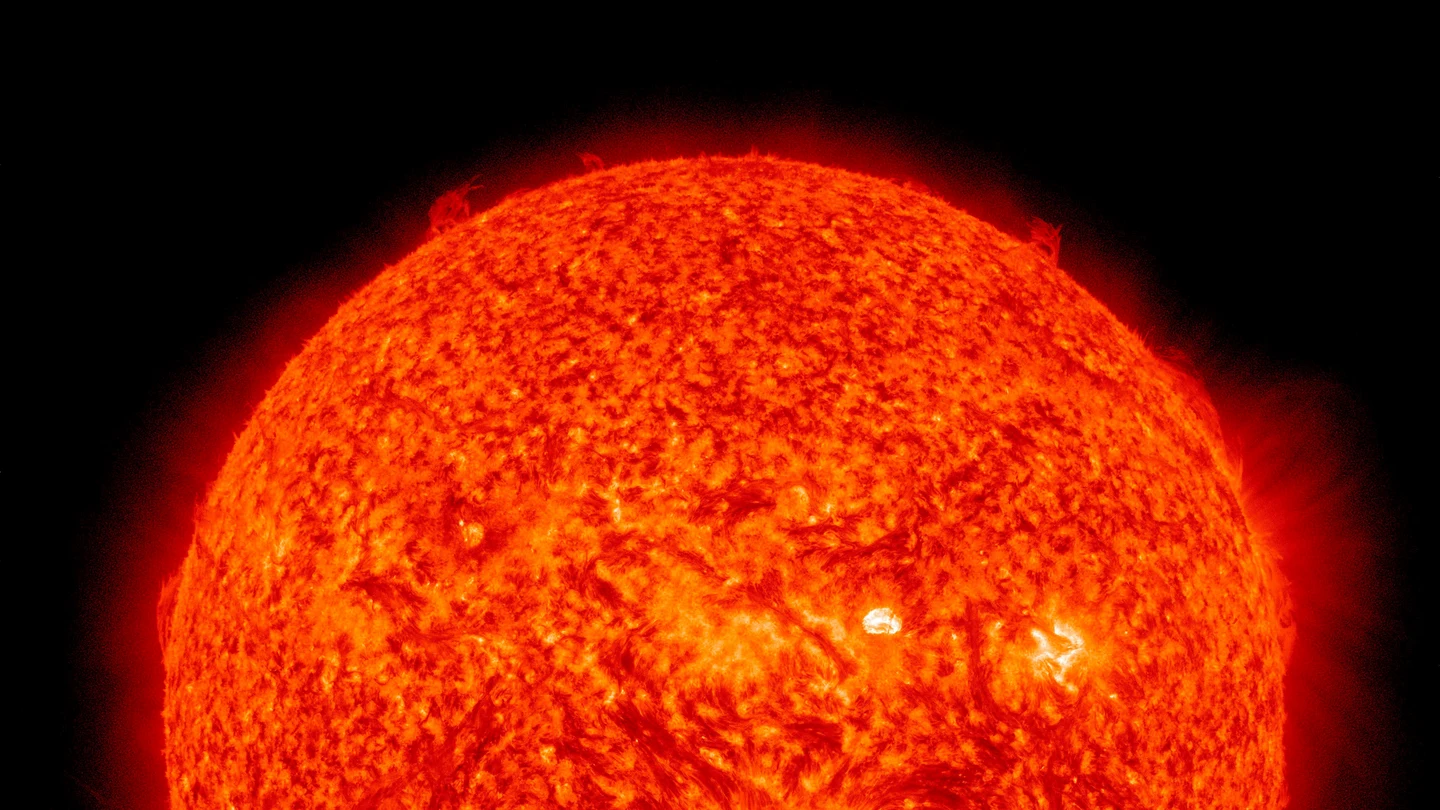 Imagen facilitada por la NASA del Sol Imagen facilitada por la NASA del Sol