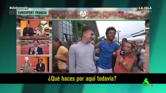 Maly Thomas, la periodista acosada por Hamou en Roland Garros Maly Thomas, la periodista acosada por Hamou en Roland Garros