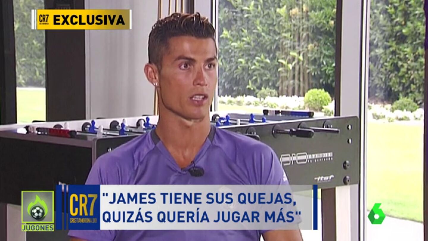 Frame 50.493809 de: Cristiano: "James deber&iacute;a quedarse, todav&iacute;a puede dar mucho al Madrid"