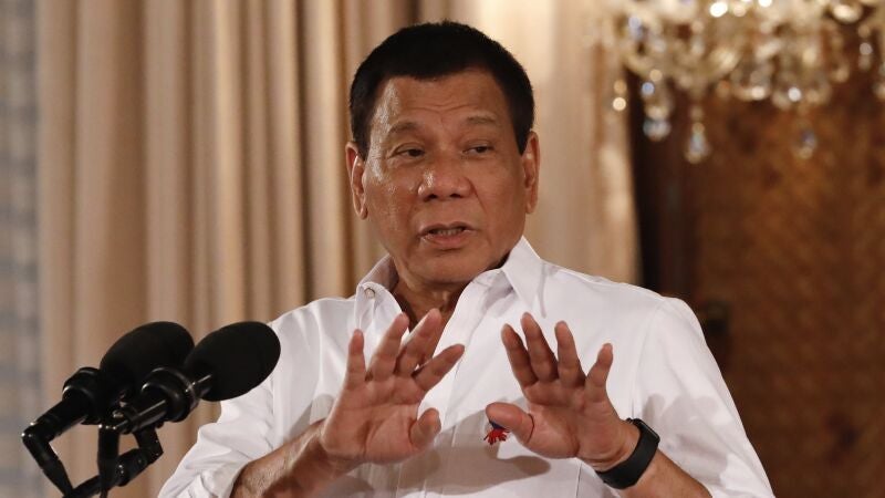 El expresidente de Filipinas Rodrigo Duterte