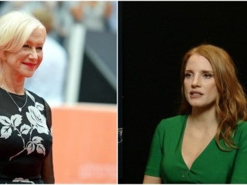 Las actrices Helen Mirren y jessica chastain Las actrices Helen Mirren y jessica chastain